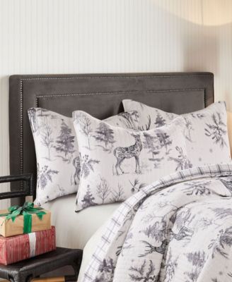 Sleigh Bells Quilted Sham, Standard