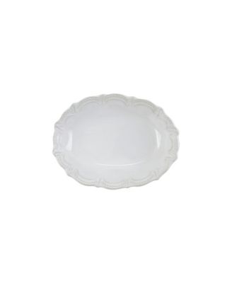 Incanto Stone White  Lace Small Oval Bowl