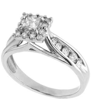 image of Diamond (5/8 ct. t.w.) Engagement Ring in 14K White Gold