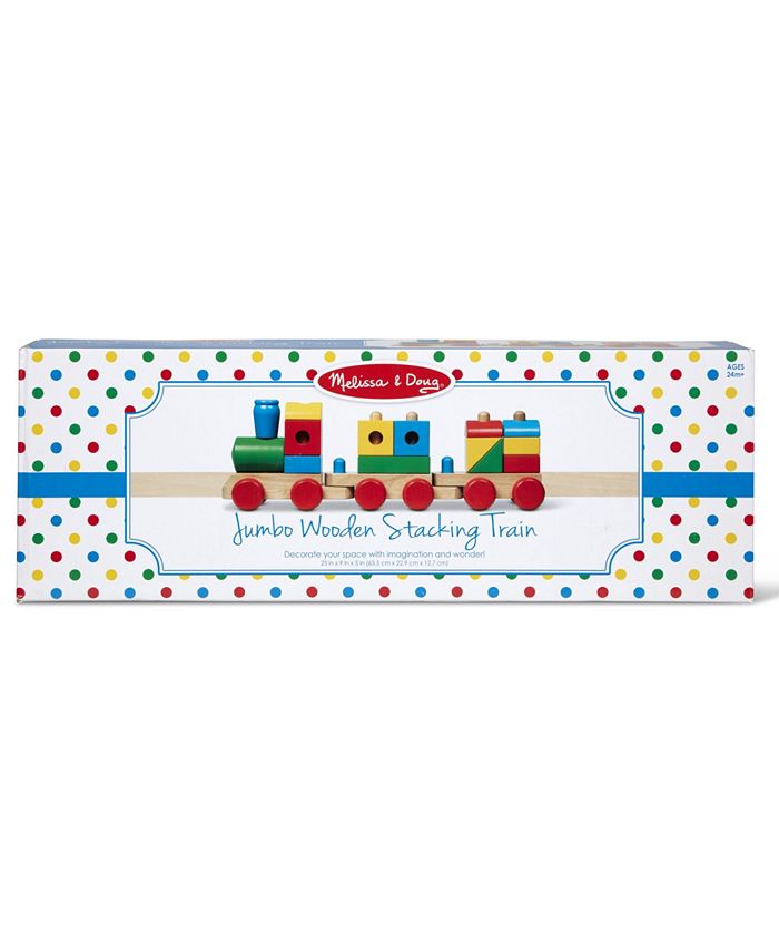 Melissa and doug jumbo stacking train top