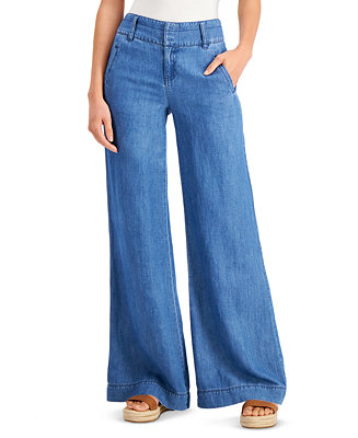 INC International Concepts INC Petite Wide-Leg Jeans, Created for Macy ...