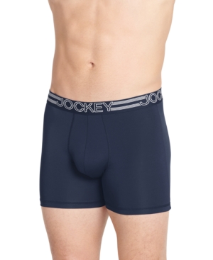 Jockey Men's 3-Pack Active Microfiber Boxer Briefs