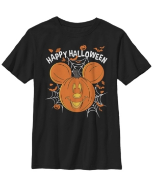 Fifth Sun Big Boys Mickey Mouse Jack O Lantern Tee