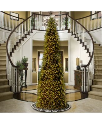 National Tree 14' Kingswood Fir Pencil Tree with 1300 Clear Lights
