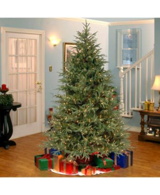 National Tree 7.5' "Feel Real" Frasier Grande Hinged Tree with 1000 Clear Lights