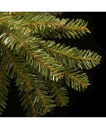 National Tree Company - National Tree 9' Dunhill Fir Slim Tree with 800 Multicolor Lights