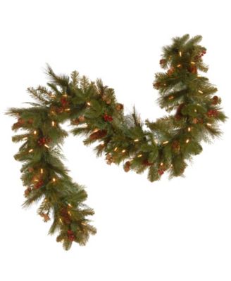 National Tree Company National Tree 6' Noelle Garland with 60 SoftWhite LED Battery Operated Lights