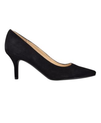 nine west low heel pumps