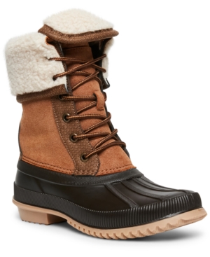 image of Madden Girl Women-s Climbber Lug Sole Duck Boots