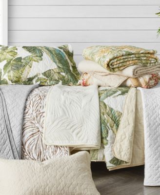 Fiesta Palms Cotton Reversible 3 Piece Quilt Set, King