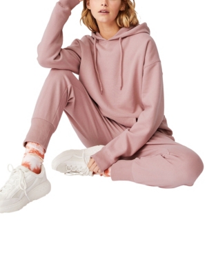 image of Cotton On Women-s Dad Maxi Peached Hooded Sweatshirt