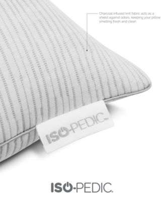 iso pedic charcoal pillows