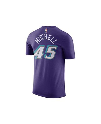 Nike Utah Jazz Donovan Mitchell Men s Hardwood Classic Name and