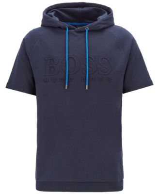 Hugo boss hooded t shirt sale