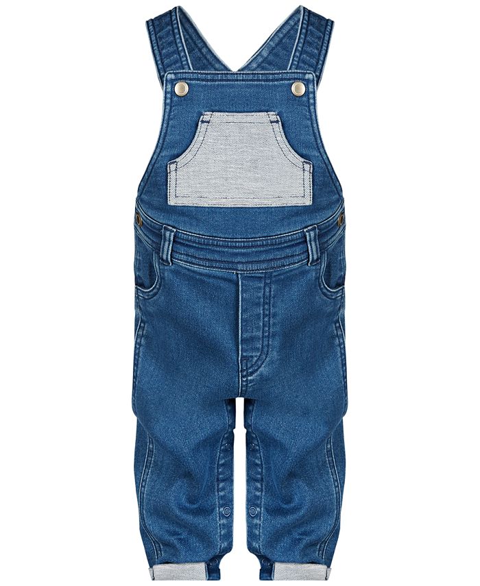 First Impressions Baby Boys Denim Overalls, Created for Macy's Macy's