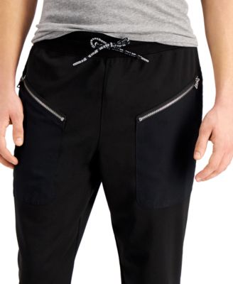 INC International Concepts - Men's Quicksand Zip-Pocket Jogger Pants
