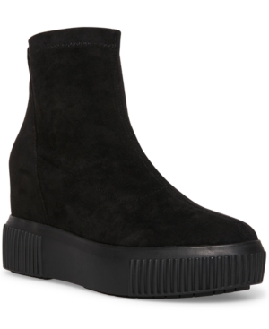 image of Steve Madden Women-s Freshly Wedge Sock Booties