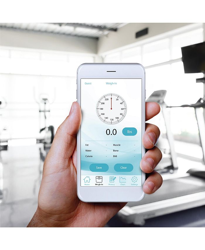 Sharper Image LED Bluetooth Digital Body Scale Macy