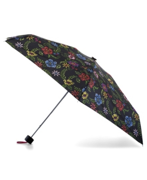 Totes Water Resistant Mini Manual Purse Umbrella