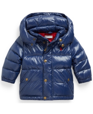 image of Ralph Lauren Baby Boys Water-Repellent Down Jacket