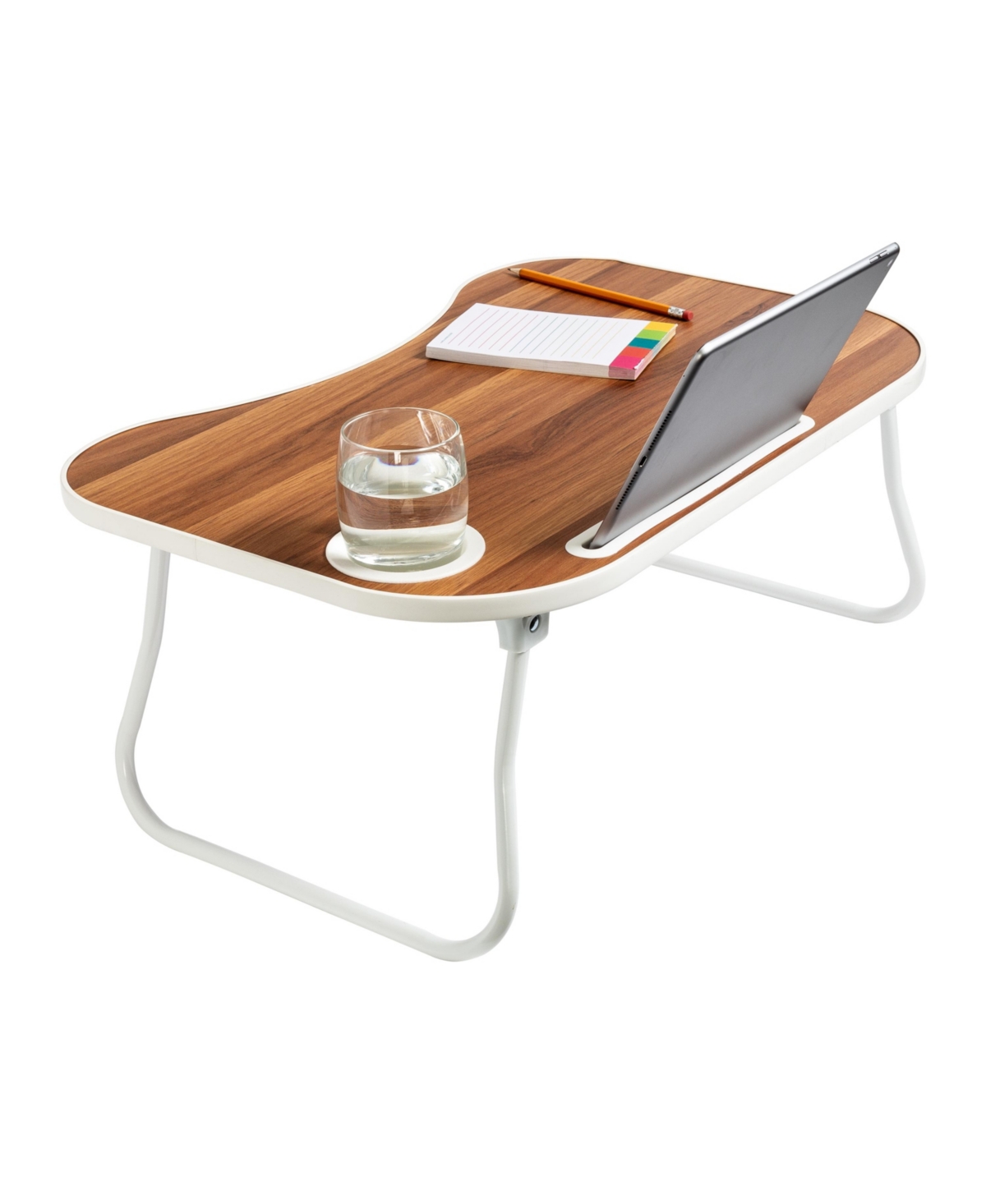 Honey Can Do Collapsible Folding Lap Desk In Wood,white