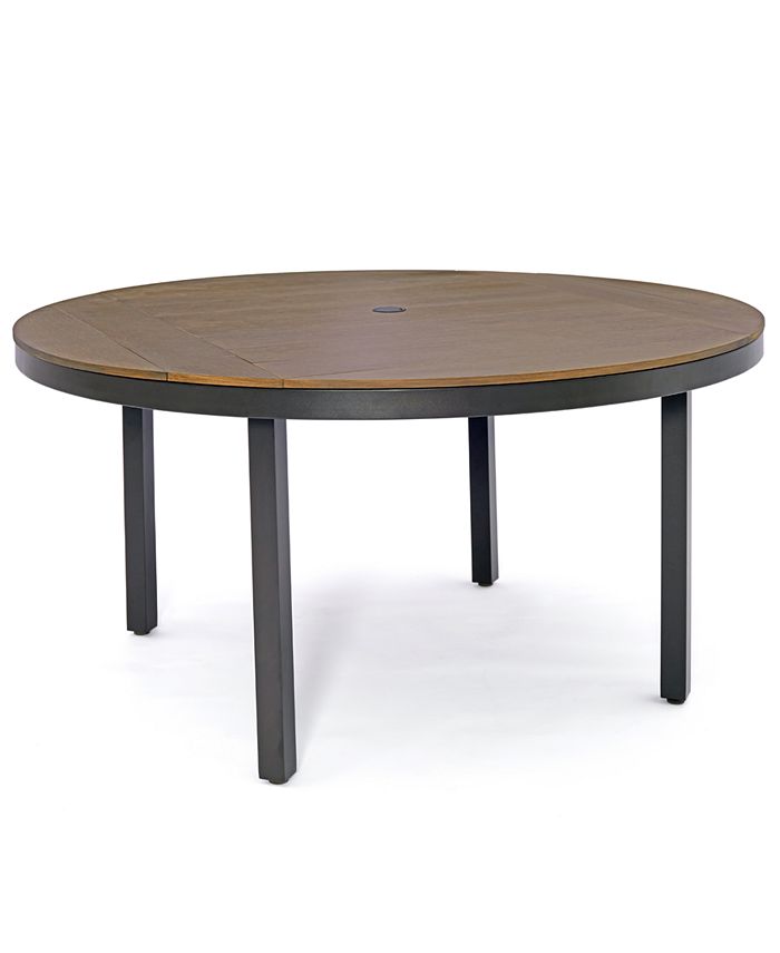 Agio Stockholm Aluminum 60" Round Outdoor Dining Table, Created for