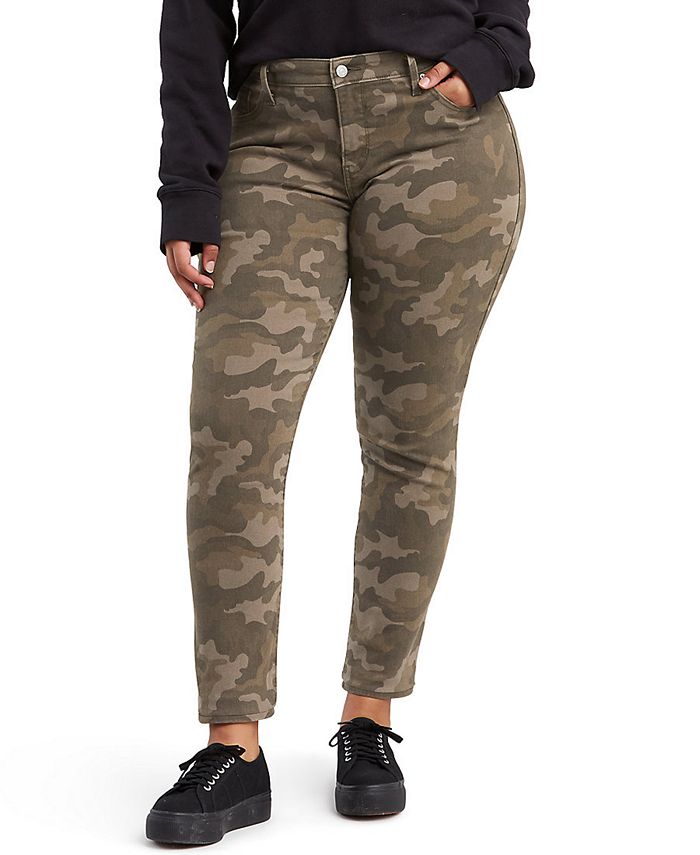 Levi's Trendy Plus Size 311 Camo-Print Shaping Skinny Jeans & Reviews -  Jeans - Plus Sizes - Macy's