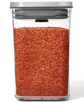 Steel Pop Small Square Short 1.1-Qt. Food Storage Container