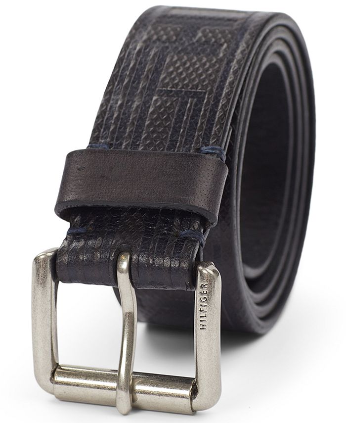 Tommy Hilfiger Men's Leather Wide-Strap Belt - Macy's
