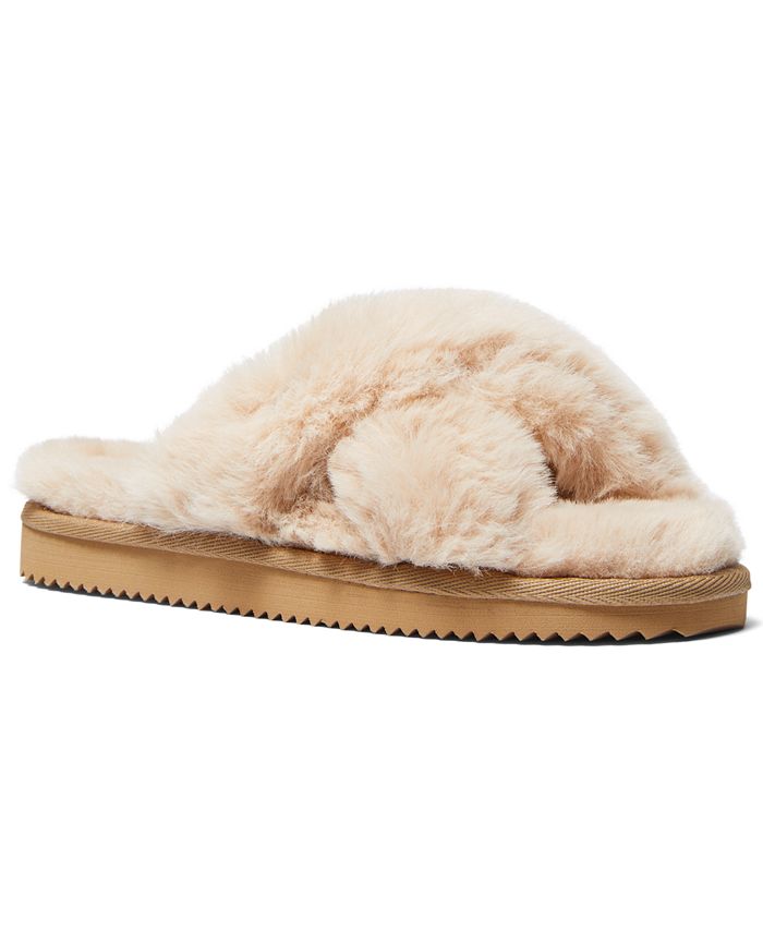 Michael Kors Lala Furry Slippers & Reviews - Slippers - Shoes - Macy's