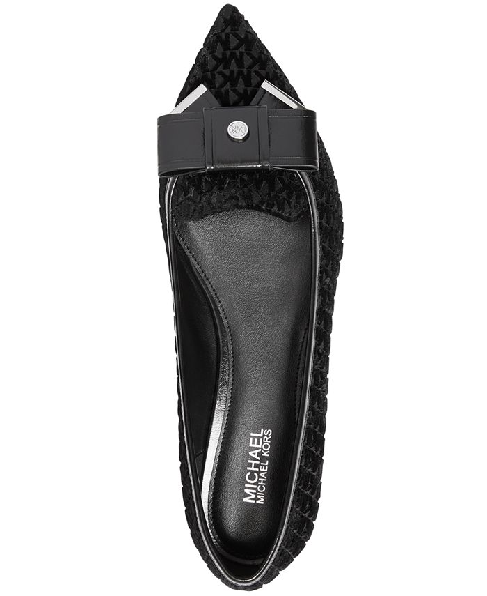 Michael Kors Belle Flex Signature Logo Flats & Reviews - Flats - Shoes ...
