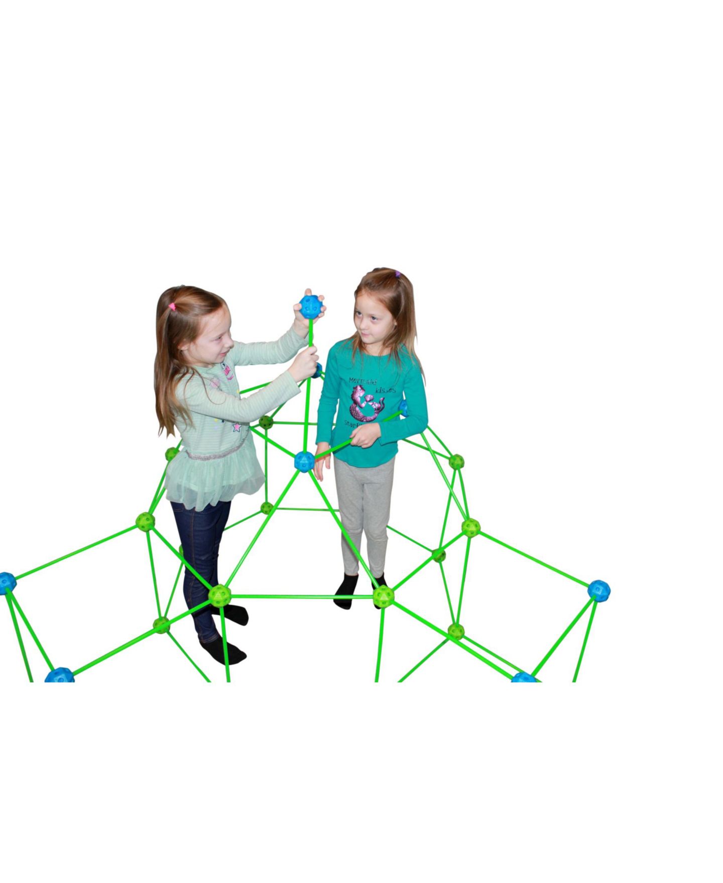 Детский конструктор Funphix Supersized Glow in The Dark Fort Building Set, 154 Pieces — фото 3
