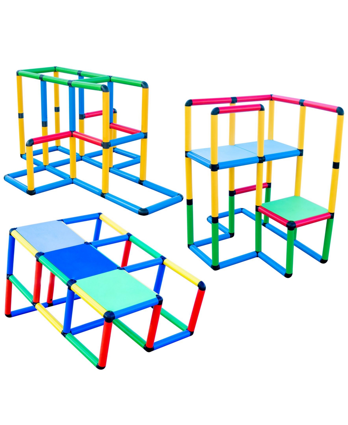 Funphix Create And Play Life Size Structures Standard Set, 199 Pieces In Multi
