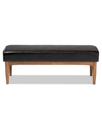 Arvid Mid-Century Modern Dining Bench