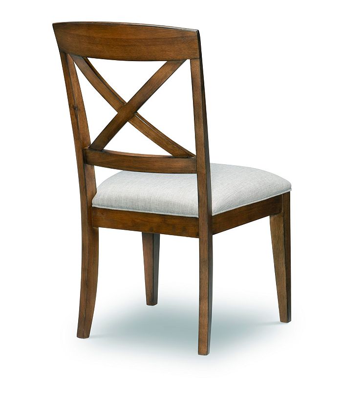 Furniture Highland Dining X Back Side Chair, Created for Macy's Macy's