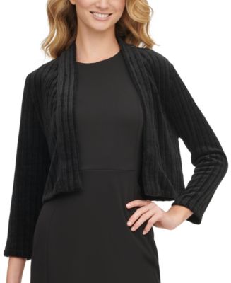 Calvin Klein Chenille Shrug - Macy's