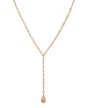 image of 2028 Women-s Rose Gold Tone Chain Y Necklace