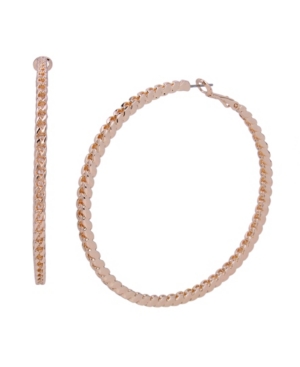 image of Chain Hoop Earrings