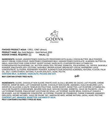 Godiva - Chocolatier 8-Pc. Gold Gift Box
