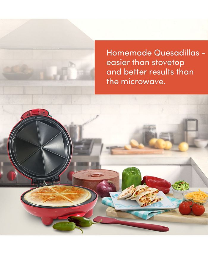 Elite Gourmet 8inch Nonstick Mexican Taco Tuesday Quesadilla Maker