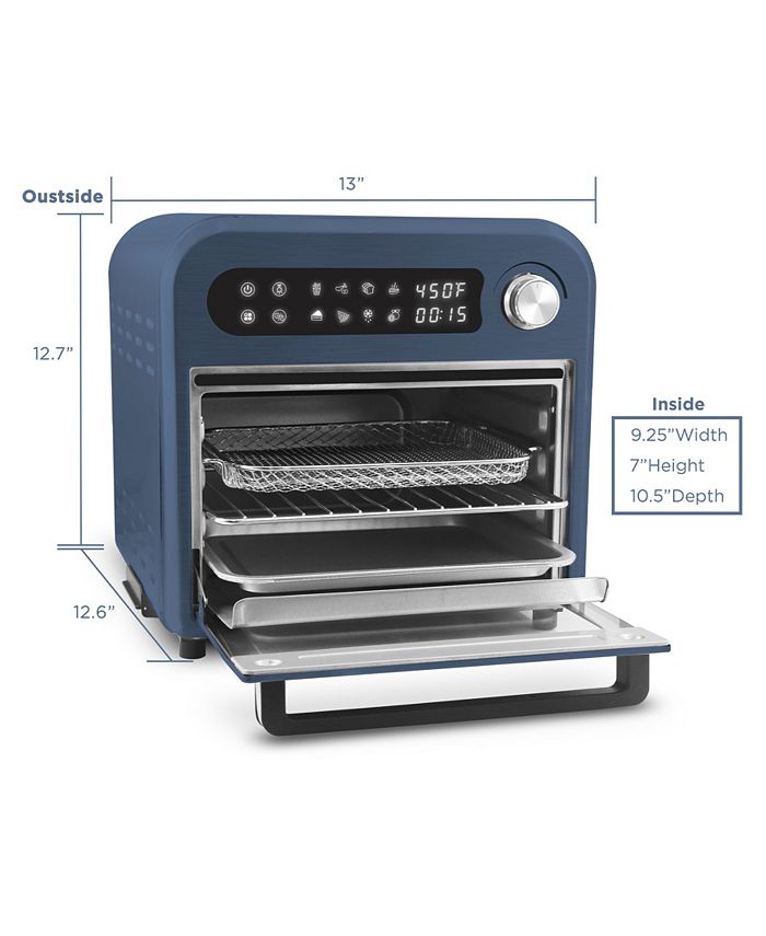 Elite Gourmet 10.5Qt Air Fryer Convection Oven with Programmable Timer