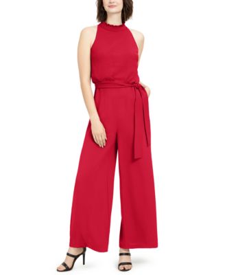 macy's red jumpsuits