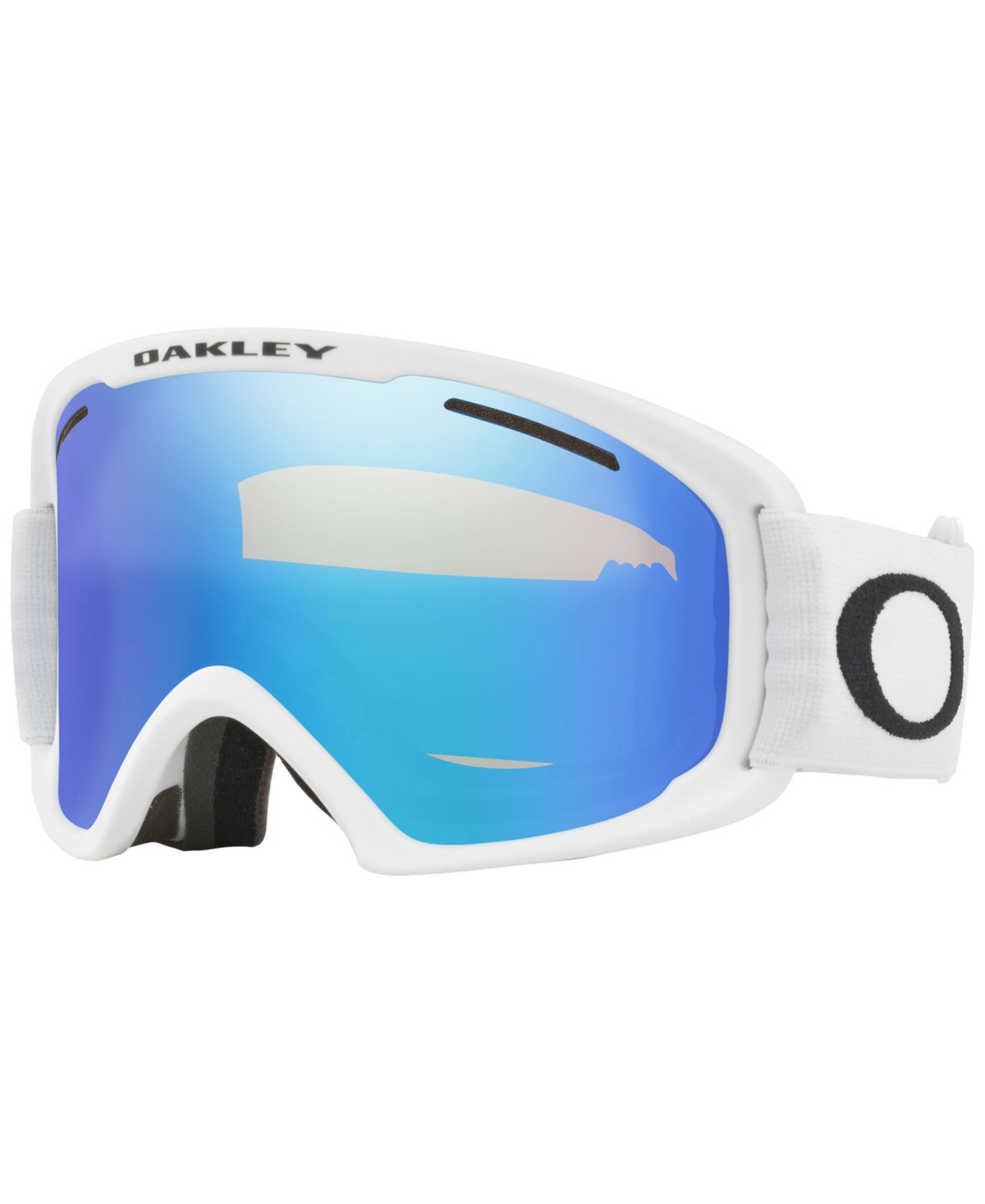 Oakley Unisex O-frame 2.0 Pro Snow Goggles In Violet Iridium Lenses,matte White