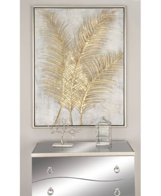 by Cosmopolitan Gold Glam Canvas Wall Art, 48 x 36
