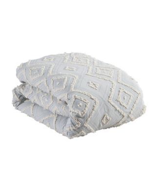 Astonishing Rukai Clip Jacquard Gauze 5 Piece Comforter Set, Full/Queen