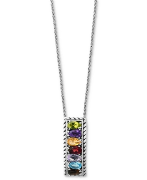 image of Effy Multi-Gemstone Vertical Bar 18