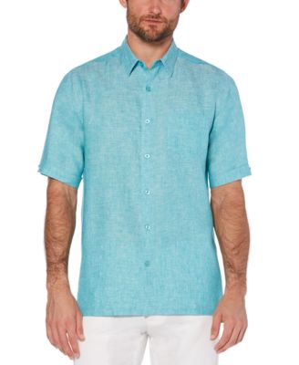 Cubavera - Men's Carmine Linen Short-Sleeve Shirt