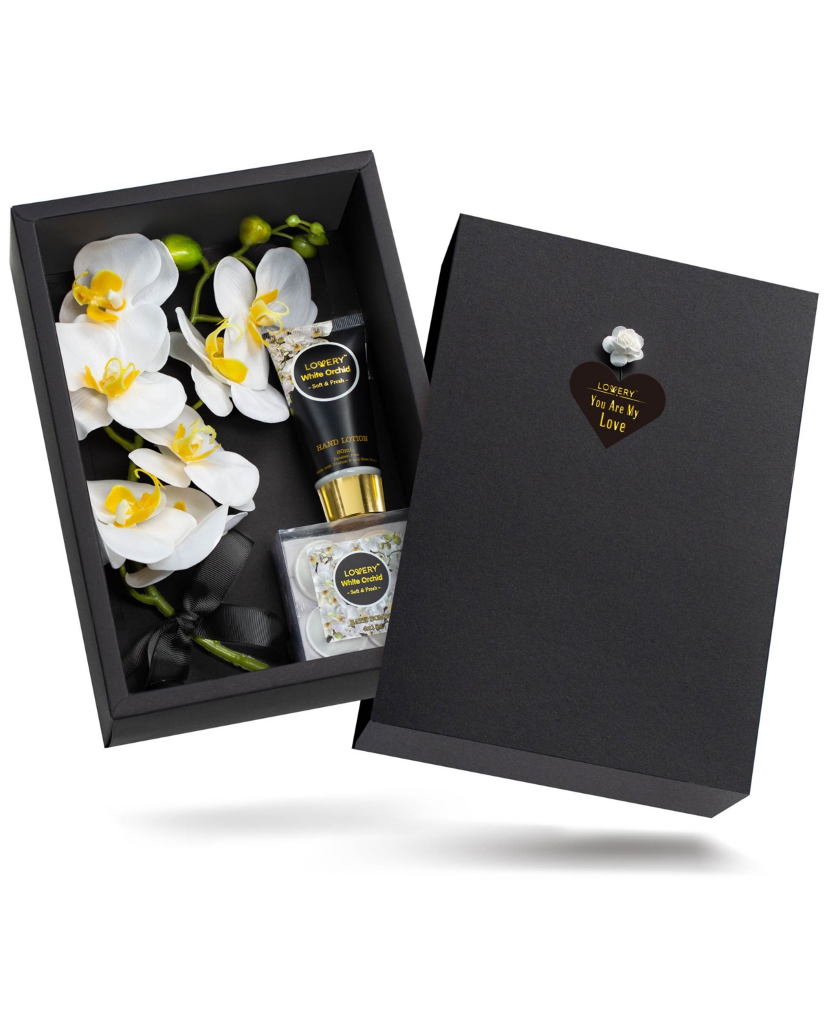Lovery White Orchid Body Care 9 Piece Gift Set