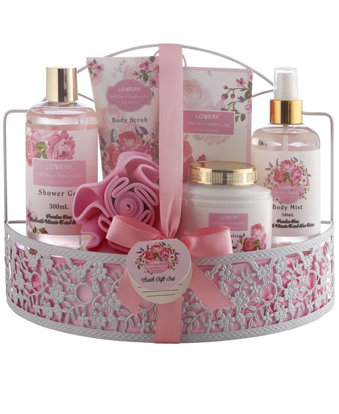 Lovery Wild Rose and Raspberry Body Care 7 Piece Gift Set - Macy's