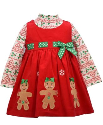 toddler girl long sleeve christmas dress